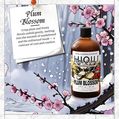 Close up of graduated dropper with Plum Blossom fragrance oil