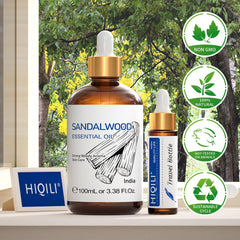 Eco-friendly packaging design for HIQILI sandalwood essential oil