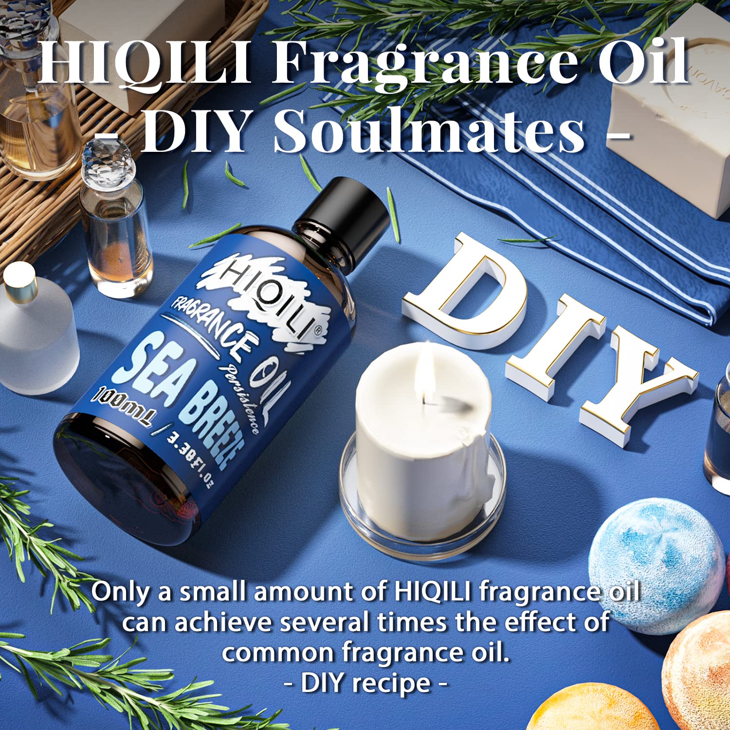Sea breeze fragrance oil in a diffuser for a fresh indoor scent