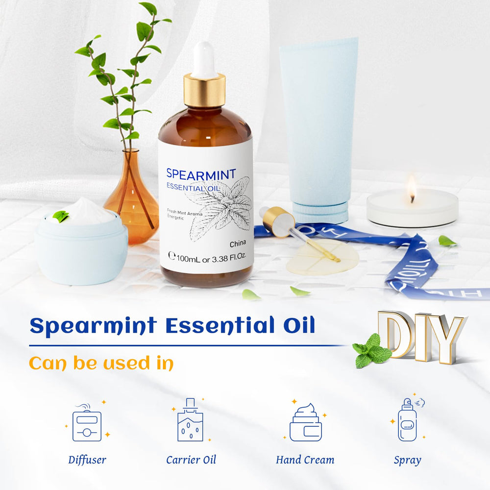 Diffuser releasing spearmint aroma