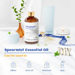 Diffuser releasing spearmint aroma