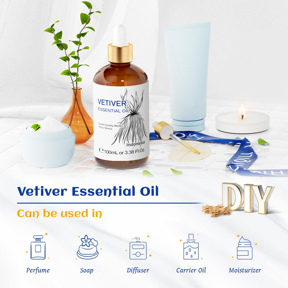 DIY blends using vetiver essential oil
