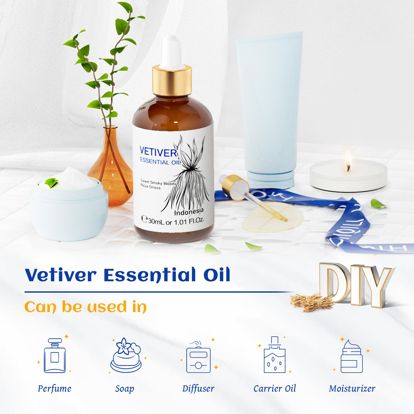 DIY projects using Vetiver essential oil
