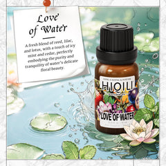 Diffusion demonstration of HIQILI water diffuser oil