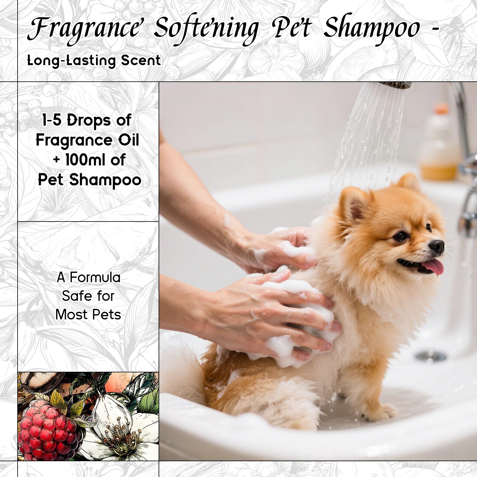 Cherry Whispers fragrance oil added to wool dryer balls
