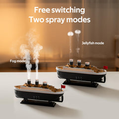 HIROGA Titanic Diffuser displaying 7 LED color options