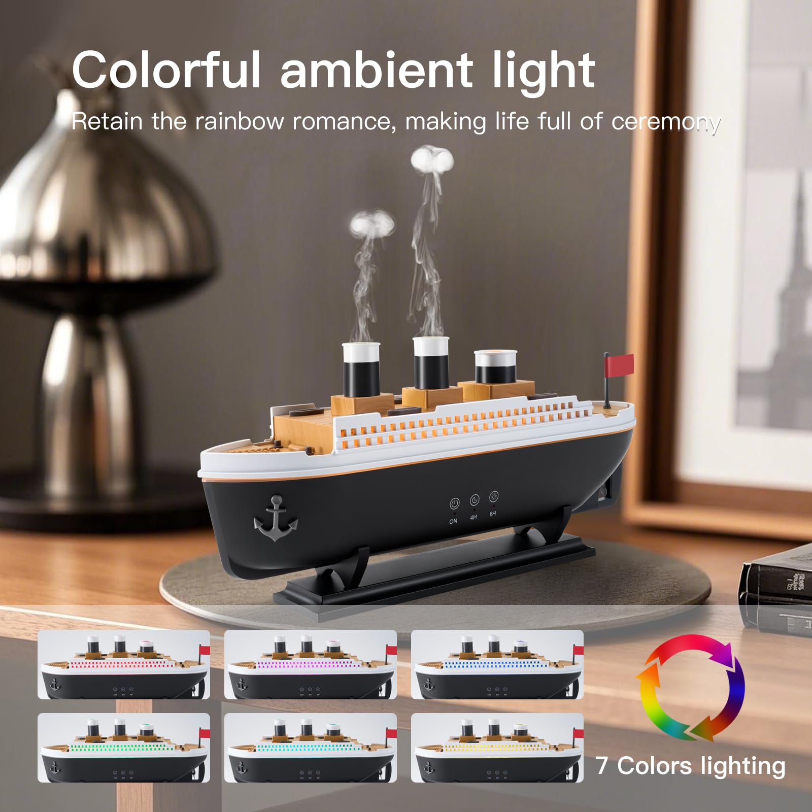 HIROGA Titanic Humidifier mist modes