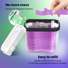 One-button dispensing action from HIROJOY floss holder