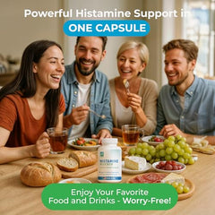 Digestive support with DAO enzyme capsules