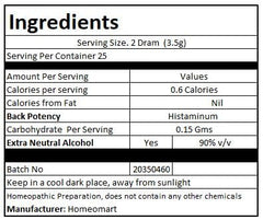 On-the-go use of Histaminum Hydrochloricum pellets