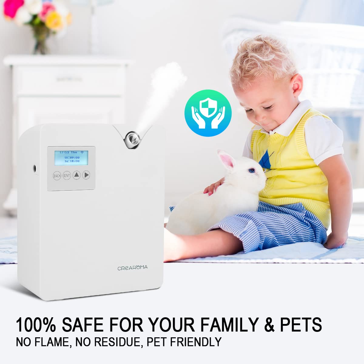 Hitish HVAC integration setup for seamless whole-house scent diffusion