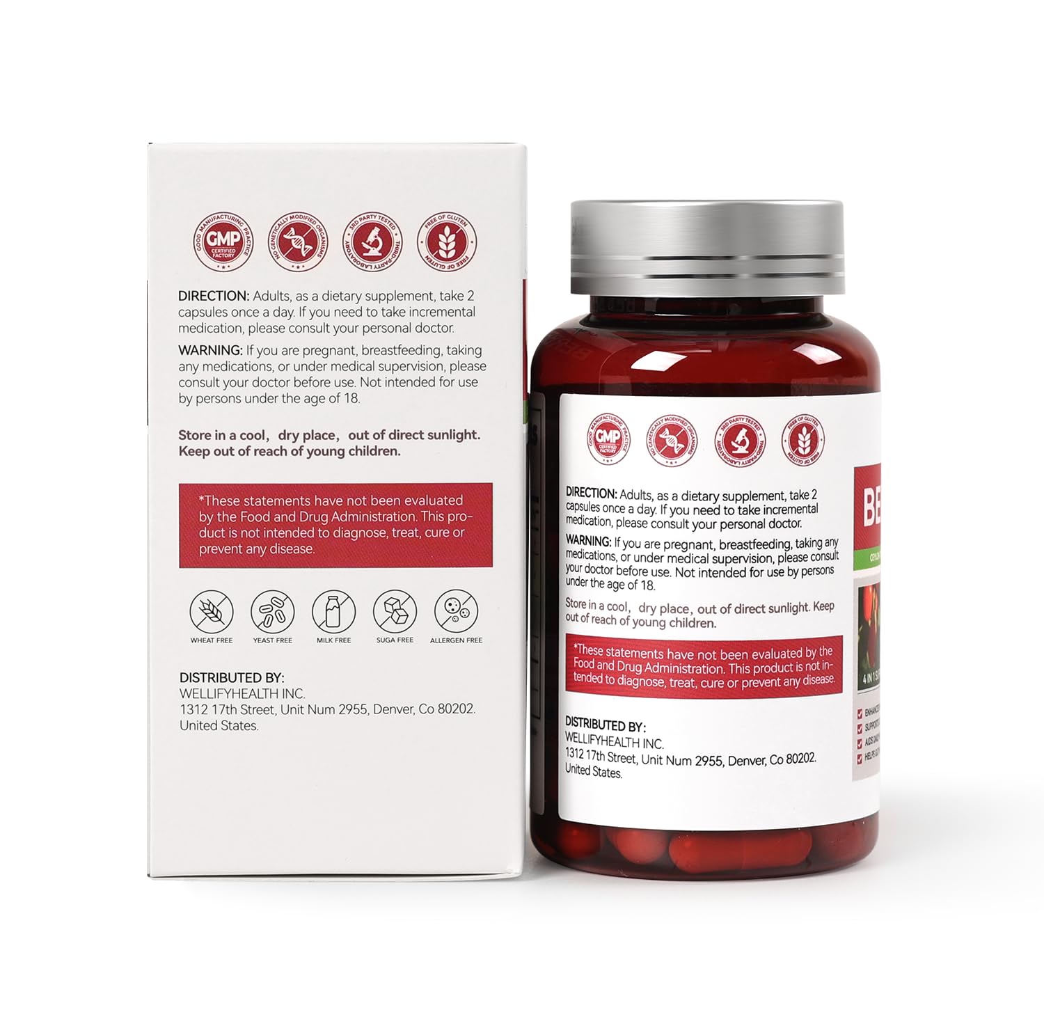 GMP quality assurance seal and testing process illustration