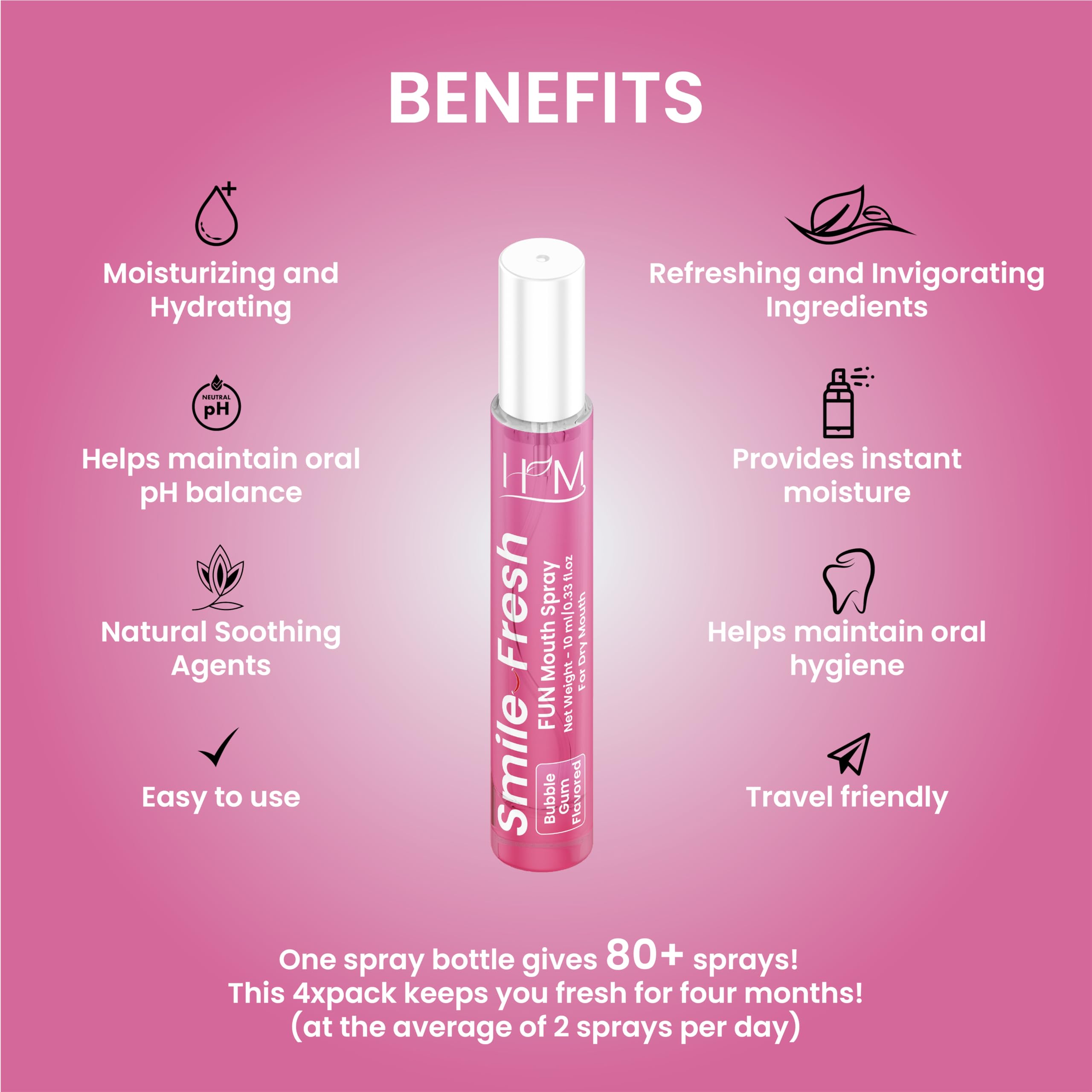 HM Dry Mouth Fun Cotton Candy flavor spray