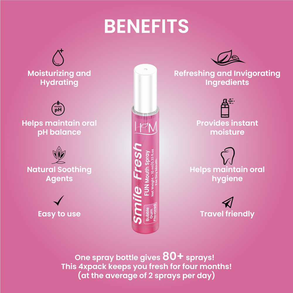 HM Dry Mouth Fun Cotton Candy flavor spray