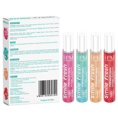 Pack image for HM Dry Mouth Fun 4 Flavoured Spray, 4 x 0.33 oz
