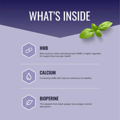 HMB with BioPerine and calcium for enhanced absorption