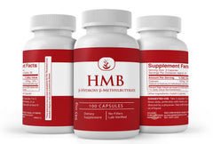 Close-up of HMB capsules