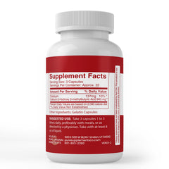 No additives or fillers packaging for HMB capsules