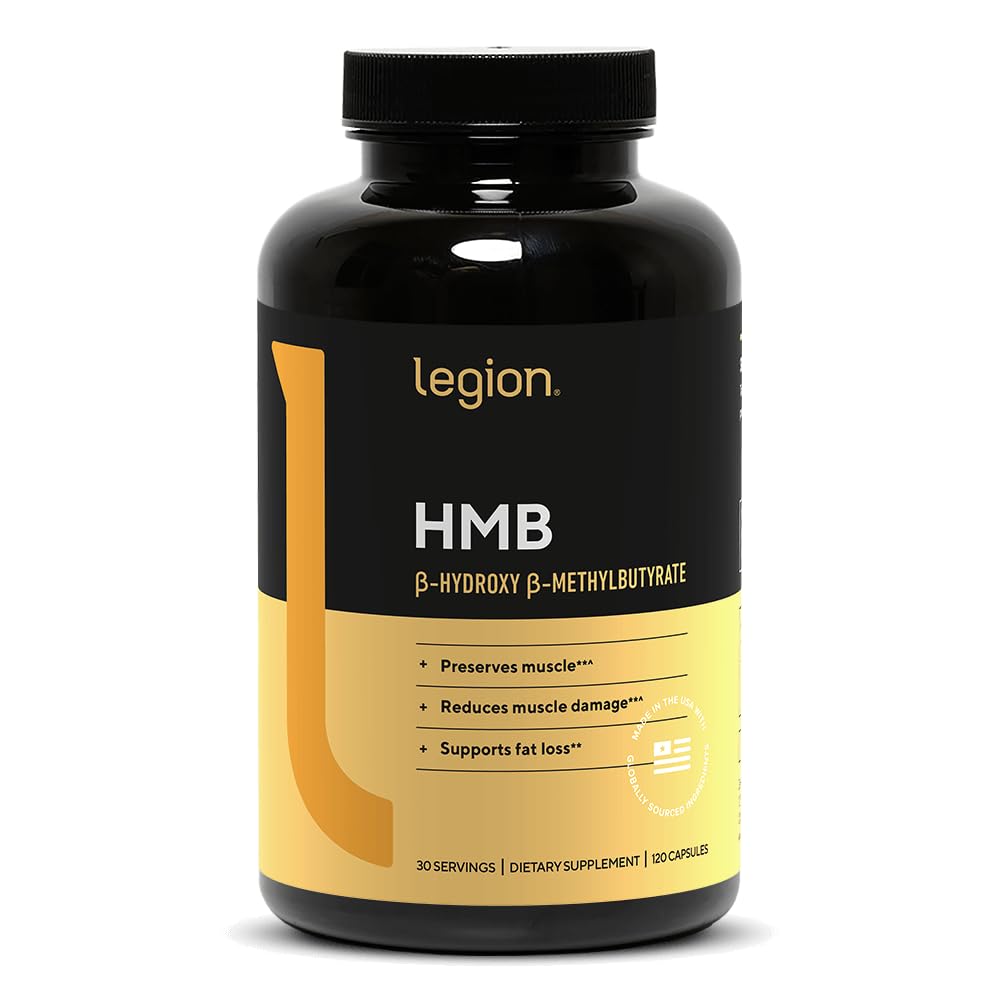 Bottle of MyHMB 3000mg capsules for men and women
