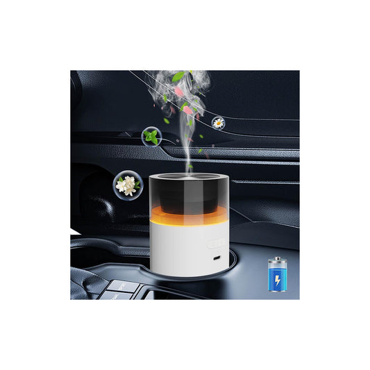 HODEMI car diffuser in white with compact 100ml reservoir