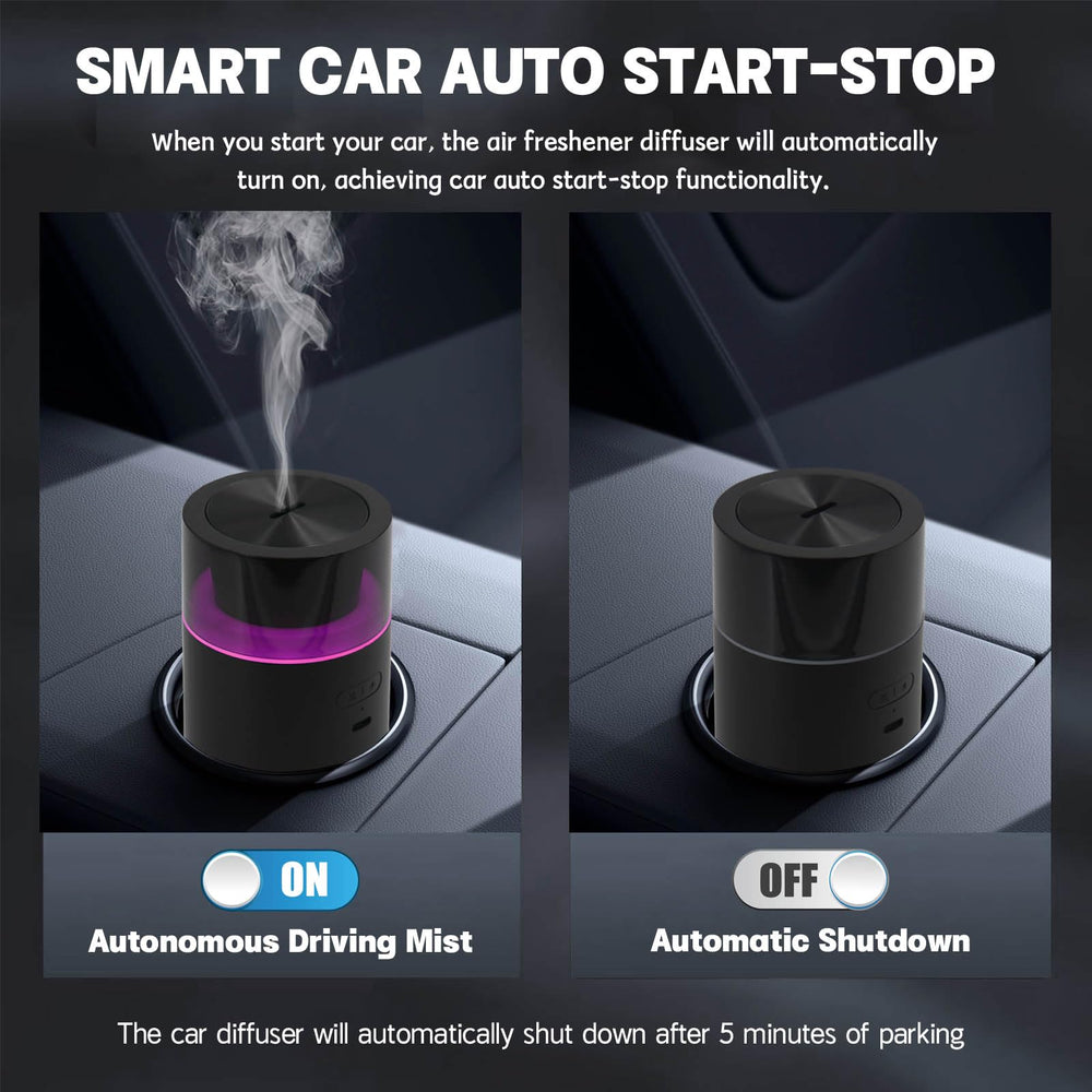 Close-up of diffuser showing memory function button