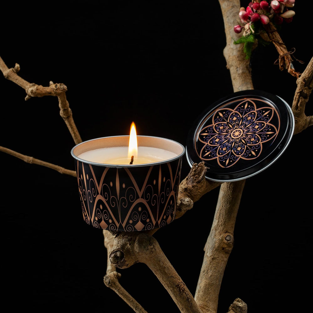 Travel-friendly HOFOGOTOWIN candles for on-the-go