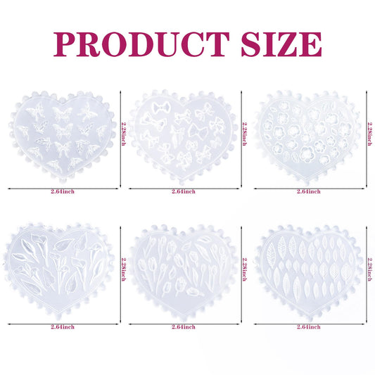 HOIEPJAP butterfly-pattern nail mold enables delicate butterfly accents.