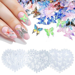 HOIEPJAP clear resin mold for easy viewing and bubble-free nail art.