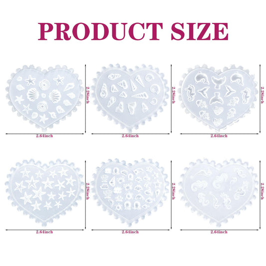 HOIEPJAP seahorse nail mold; soft, flexible silicone for easy demolding