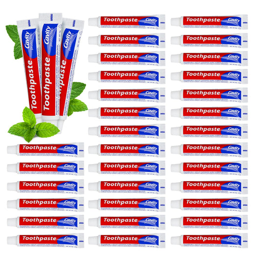 HOIQIRY 200-pack travel-size toothpaste tubes, mint flavor