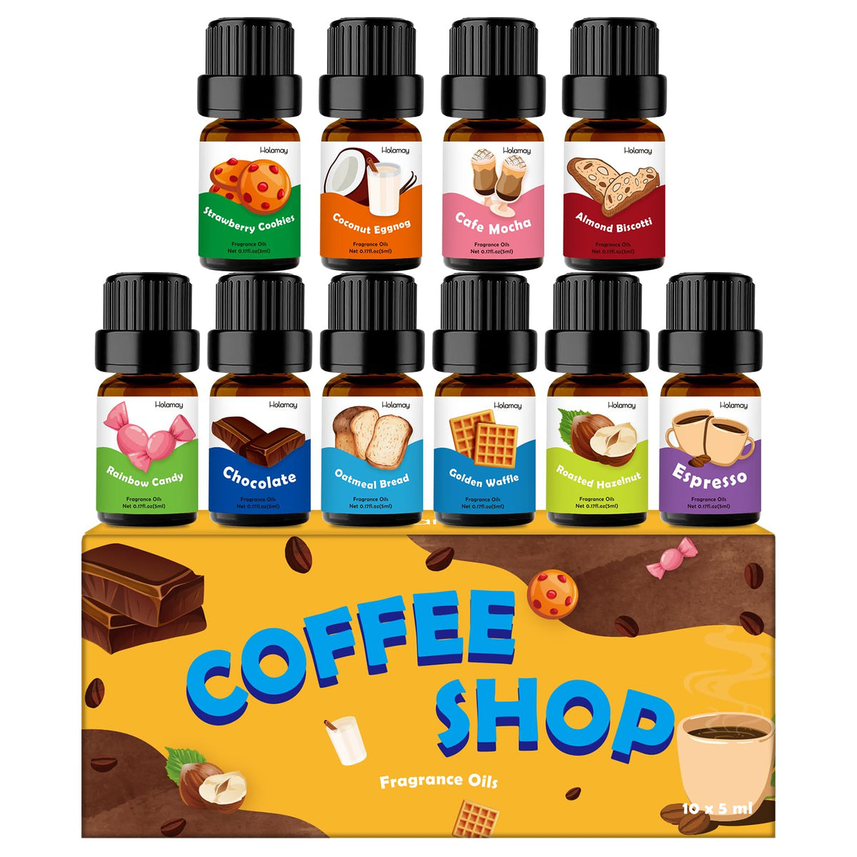 Holamay Coffee Shop Espresso Fragrance Oil 5ml