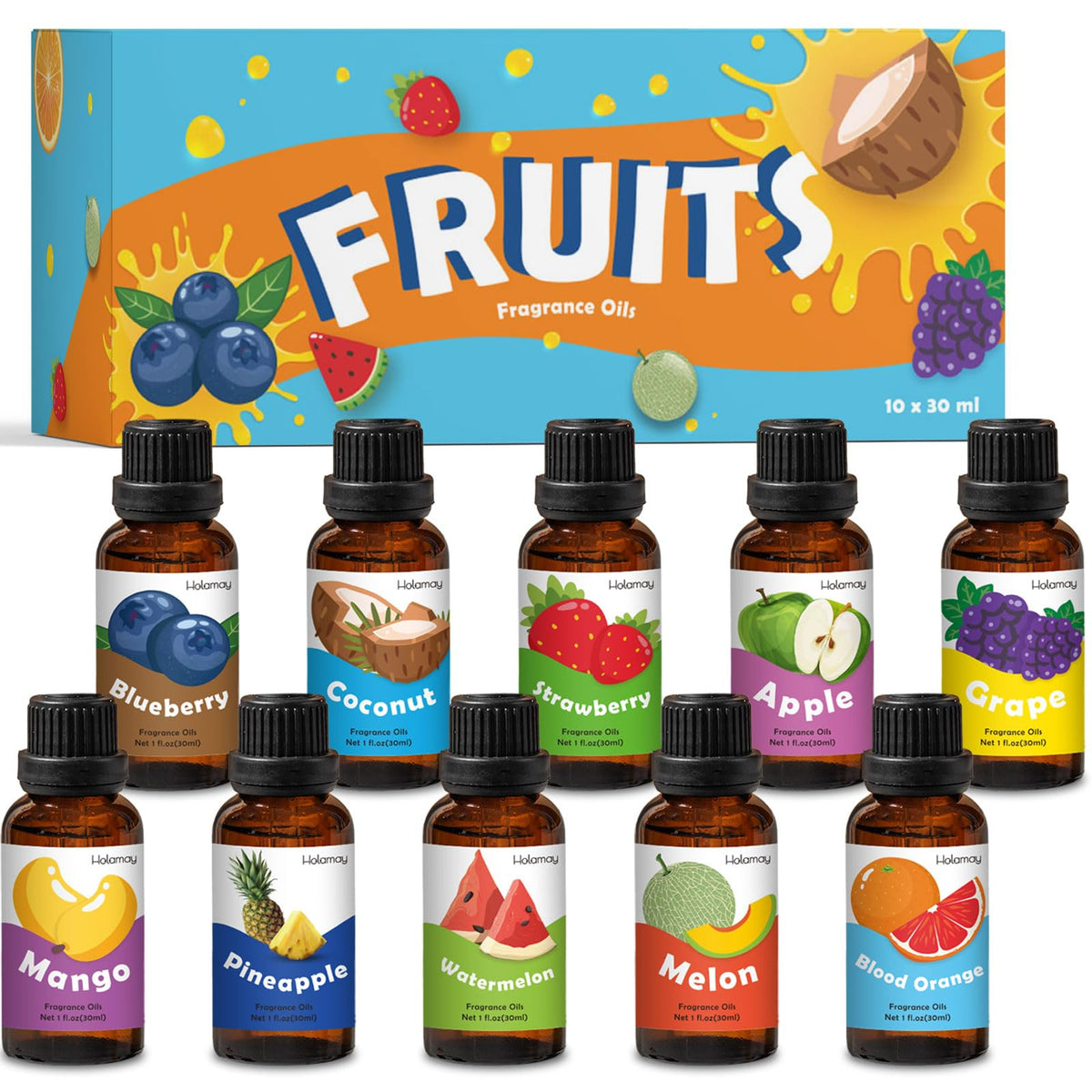 Holamay fruit essential oil coconut 30ml bottle