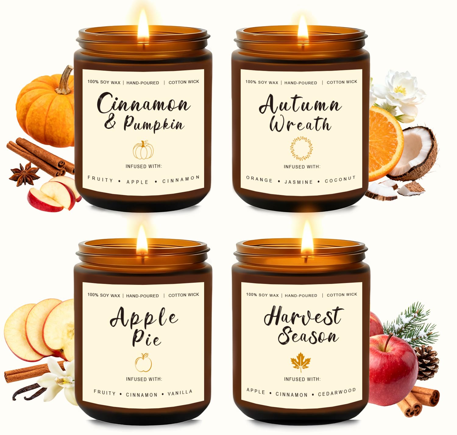 Gift-ready Holiday Candle Gift Set box