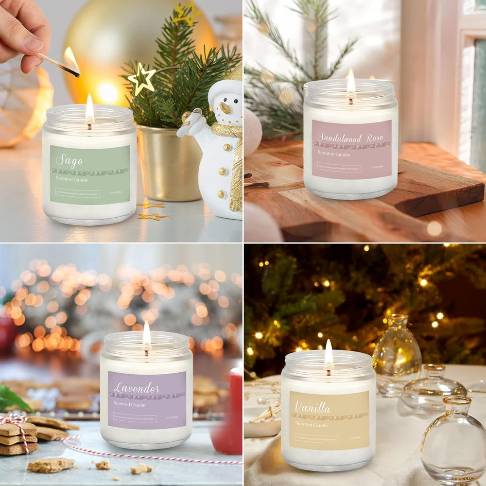 Eucalyptus Mint scented candle from the gift set