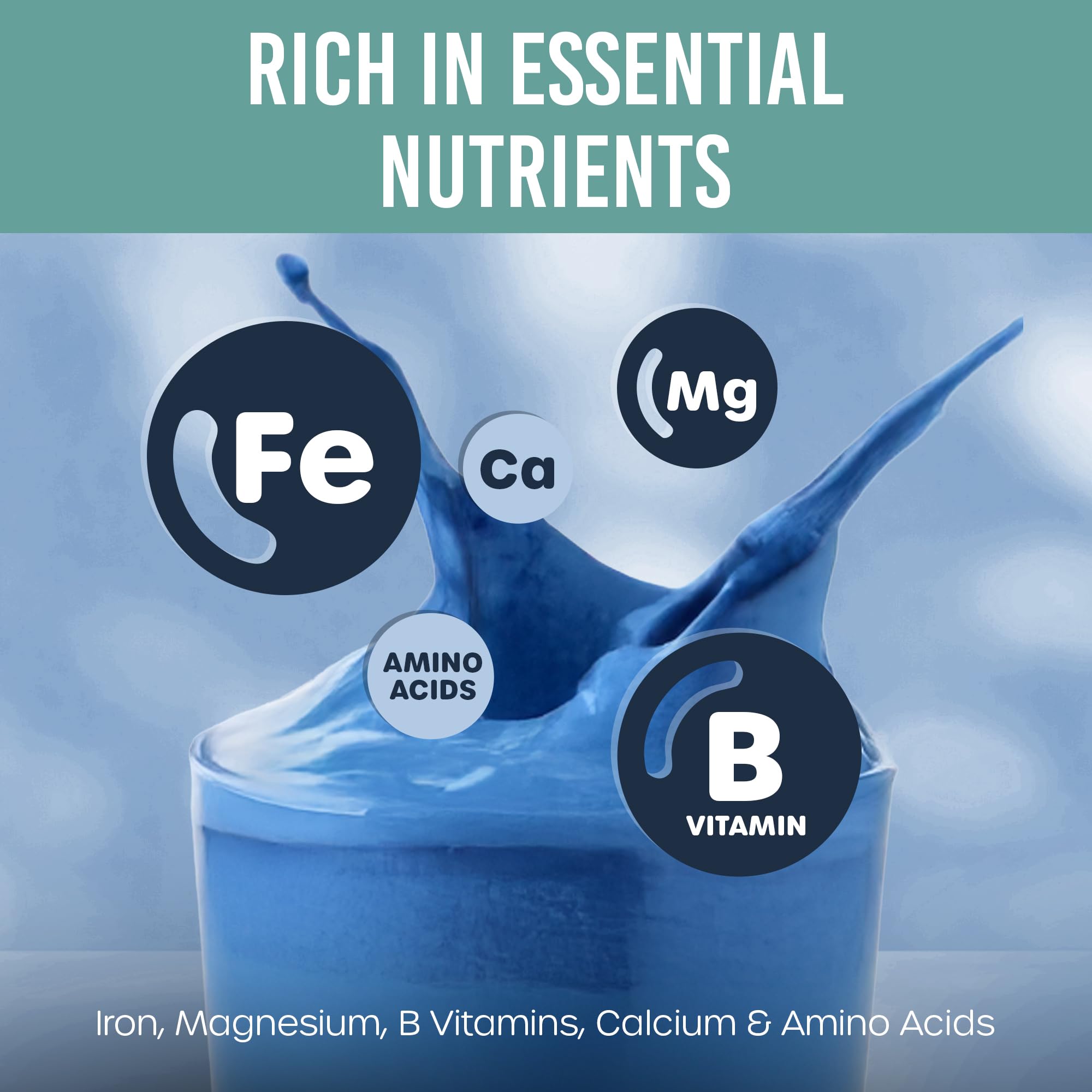 Ingredients list for HOLISTIC BIN Blue Spirulina Powder