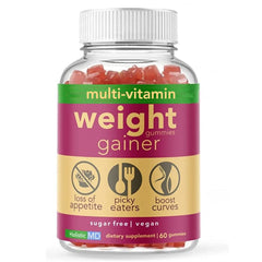 Holistic MD Gainer Gummies bottle on a white background
