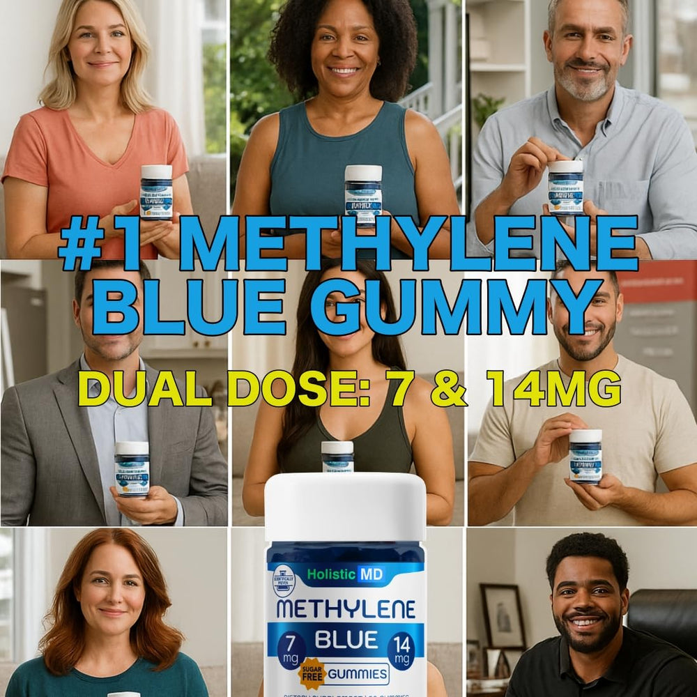 Holistic MD Methylene Blue Gummies 7mg & 14mg – USP Pharma Grade, Suga ...