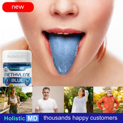 Close-up of blue berry-flavored gummies