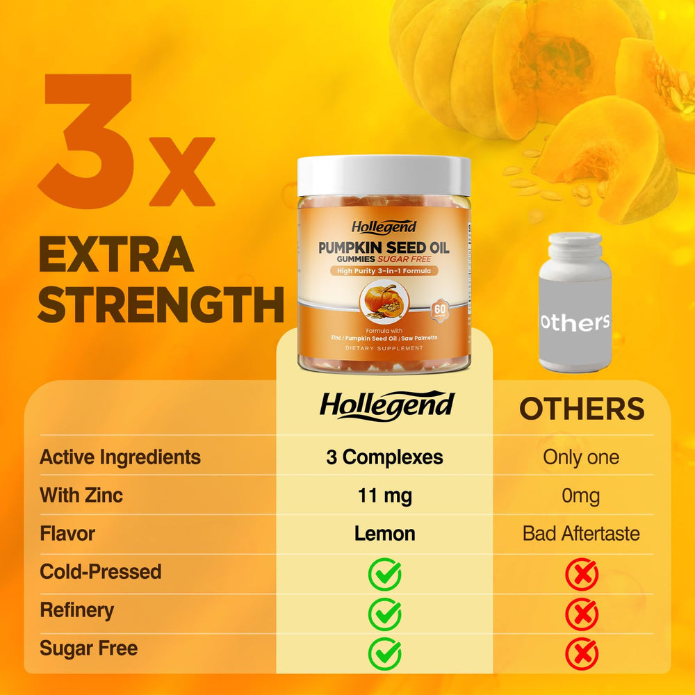 Hollegend Cold-Pressed Pumpkin Seed Oil Gummies 08