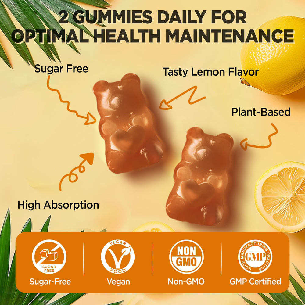 Hollegend Lemon Flavor Pumpkin Seed Oil Gummies – no sugar 09