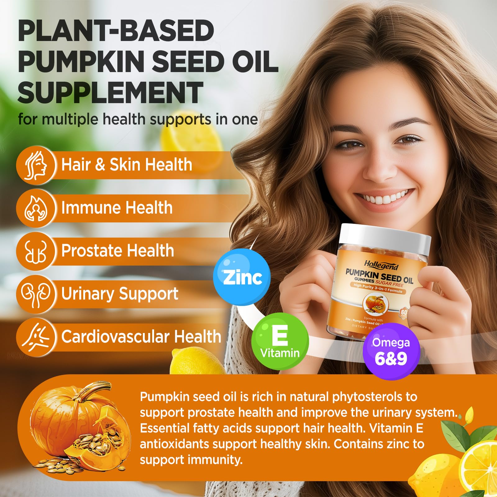 Hollegend Vegan Sugar-Free Gummies – Lemon Flavor 07