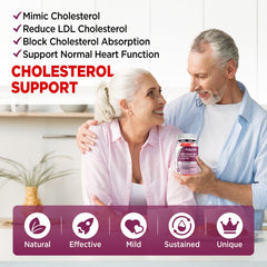 Close-up of red gummy chews for Hollgend supplement