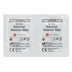 Hollister Adapt adhesive remover wipes box for at-home barrier removal convenience.