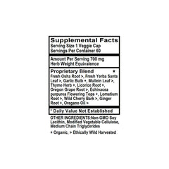Serving guidelines for CongestEeze (60 capsules) on white background