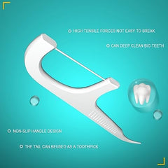 Hygienic storage and tidy floss dispenser