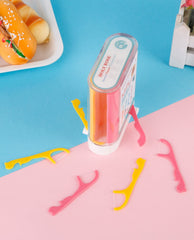 Child-safe materials and hygienic design for kids floss