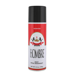 HOMBRE Red Deodorant Classic bottle front view for long-lasting freshness