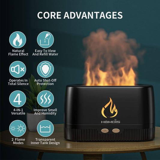 Six essential oils set included with HOMDIS diffuser