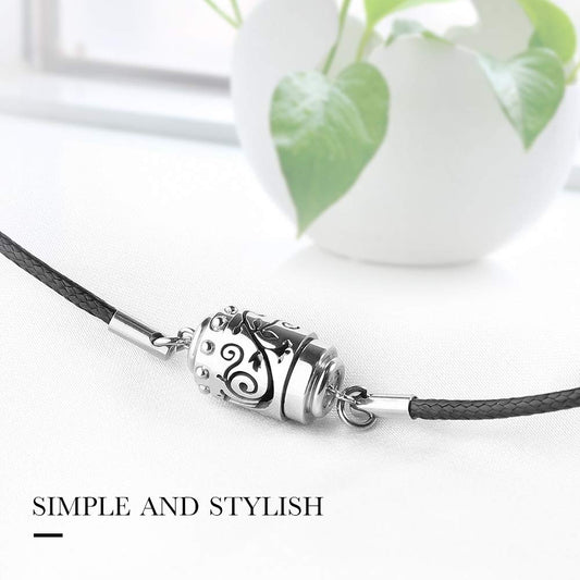 Home-Cloud diffuser necklace with four refill sticks included for easy scent changes