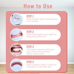 Home denture kit for quick smile fix